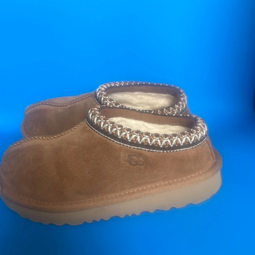 UGG Kids Chestnut Tasman Slip-On Shearling Shoes